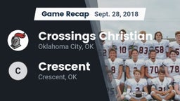 Recap: Crossings Christian  vs. Crescent  2018