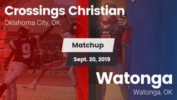 Matchup: Crossings Christian vs. Watonga  2019