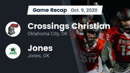 Recap: Crossings Christian  vs. Jones  2020