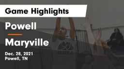 Powell  vs Maryville  Game Highlights - Dec. 28, 2021