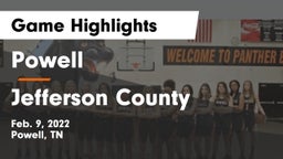 Powell  vs Jefferson County  Game Highlights - Feb. 9, 2022