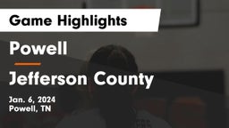 Powell  vs Jefferson County  Game Highlights - Jan. 6, 2024