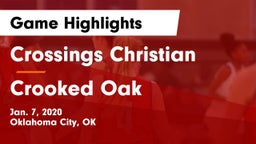 Crossings Christian  vs Crooked Oak  Game Highlights - Jan. 7, 2020