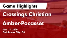 Crossings Christian  vs Amber-Pocasset  Game Highlights - Jan. 11, 2020