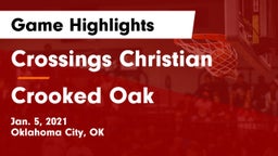 Crossings Christian  vs Crooked Oak  Game Highlights - Jan. 5, 2021