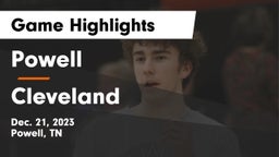 Powell  vs Cleveland  Game Highlights - Dec. 21, 2023