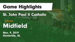 St. John Paul II Catholic  vs Midfield  Game Highlights - Nov. 9, 2019