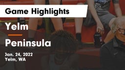 Yelm  vs Peninsula  Game Highlights - Jan. 24, 2022