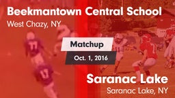 Matchup: Beekmantown Central vs. Saranac Lake  2016