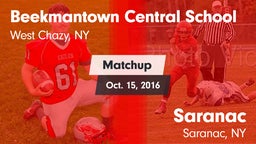 Matchup: Beekmantown Central vs. Saranac  2016