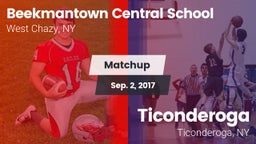 Matchup: Beekmantown Central vs. Ticonderoga  2017