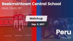 Matchup: Beekmantown Central vs. Peru  2017