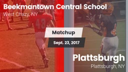 Matchup: Beekmantown Central vs. Plattsburgh  2017