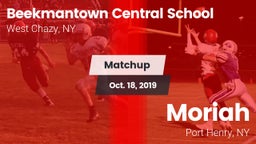 Matchup: Beekmantown Central vs. Moriah  2019