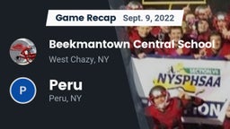Recap: Beekmantown Central School vs. Peru  2022