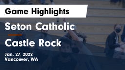 Seton Catholic  vs Castle Rock  Game Highlights - Jan. 27, 2022