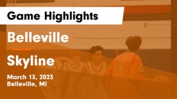 Belleville  vs Skyline  Game Highlights - March 13, 2023