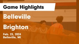 Belleville  vs Brighton  Game Highlights - Feb. 23, 2024