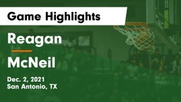 Reagan  vs McNeil  Game Highlights - Dec. 2, 2021