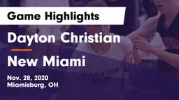 Dayton Christian  vs New Miami  Game Highlights - Nov. 28, 2020