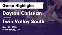 Dayton Christian  vs Twin Valley South  Game Highlights - Dec. 19, 2020
