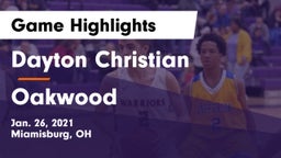 Dayton Christian  vs Oakwood Game Highlights - Jan. 26, 2021