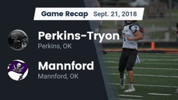 Recap: Perkins-Tryon  vs. Mannford  2018