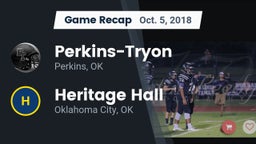 Recap: Perkins-Tryon  vs. Heritage Hall  2018