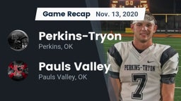 Recap: Perkins-Tryon  vs. Pauls Valley  2020