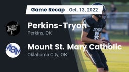 Recap: Perkins-Tryon  vs. Mount St. Mary Catholic  2022