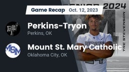 Recap: Perkins-Tryon  vs. Mount St. Mary Catholic  2023