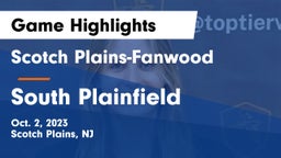 Scotch Plains-Fanwood  vs South Plainfield  Game Highlights - Oct. 2, 2023