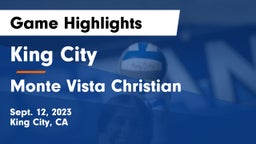 King City  vs Monte Vista Christian  Game Highlights - Sept. 12, 2023