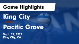 King City  vs Pacific Grove  Game Highlights - Sept. 22, 2023