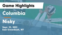 Columbia  vs Nisky Game Highlights - Sept. 23, 2022