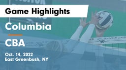 Columbia  vs CBA Game Highlights - Oct. 14, 2022