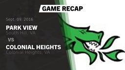 Recap: Park View  vs. Colonial Heights  2016
