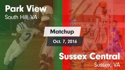 Matchup: Park View High vs. Sussex Central  2016
