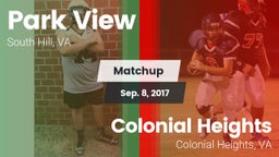 Matchup: Park View High vs. Colonial Heights  2017