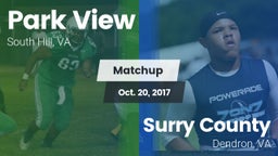 Matchup: Park View High vs. Surry County  2017