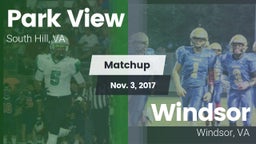 Matchup: Park View High vs. Windsor  2017