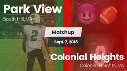 Matchup: Park View High vs. Colonial Heights  2018