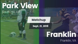 Matchup: Park View High vs. Franklin  2018