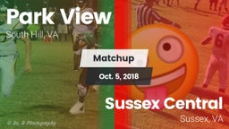 Matchup: Park View High vs. Sussex Central  2018