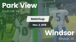 Matchup: Park View High vs. Windsor  2018
