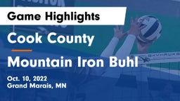 Cook County  vs Mountain Iron Buhl Game Highlights - Oct. 10, 2022