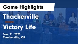 Thackerville  vs Victory Life Game Highlights - Jan. 21, 2023