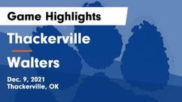Thackerville  vs Walters  Game Highlights - Dec. 9, 2021