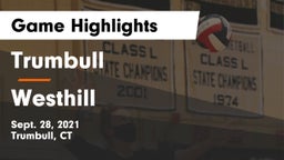Trumbull  vs Westhill  Game Highlights - Sept. 28, 2021