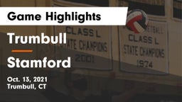 Trumbull  vs Stamford  Game Highlights - Oct. 13, 2021